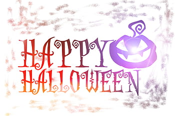 šťastný, ilustrace halloween text, předvečer Všech svatých, 31. října, dekorativní, podzim, starost, zábava, atmosféra, vektor, oslava