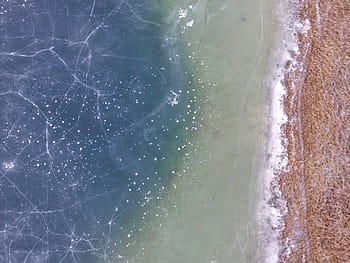 aerial, photography, beach, sea, ocean, nature, coast, wave, splash, reflection, sunlight
