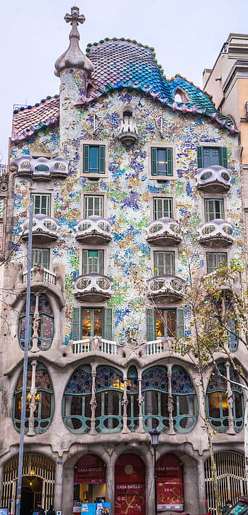 Gaudi, House, Spain, Europe, Building, barcelona, catalonia, architecture, landmark, city, antonio