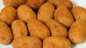 hnědé chleby, krokety, jíst, Lahodné, výživa, serano, šunka, maso, jídlo, soud, vydatný
