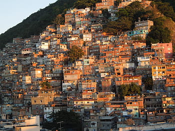 brazil, favela, slum, rio de janeiro, sunrise