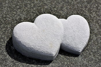 closeup, heart-shaped cushions, heart, stone hearts, stone, decoration, emotion, heart shape, stone heart, love, luck