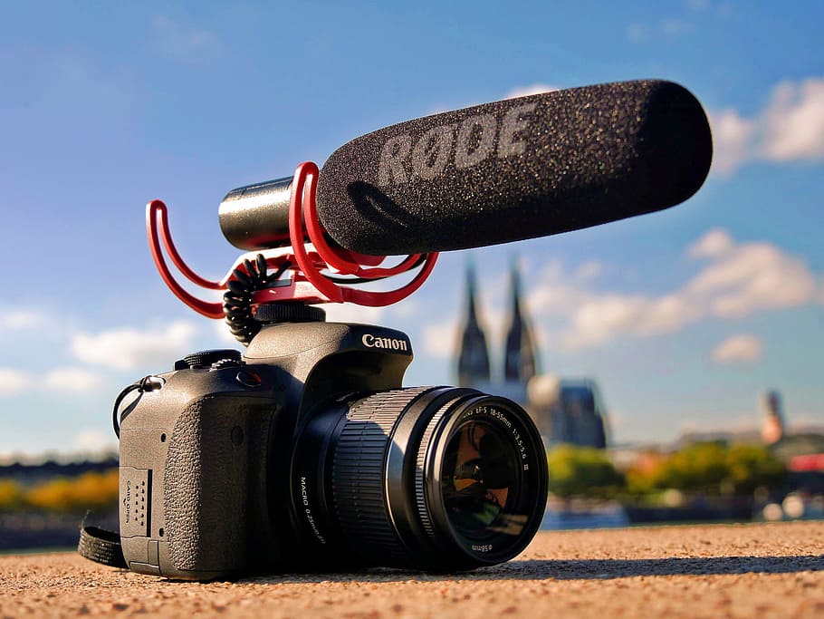 camera, film, lens, photograph, microphone, recording, digital, photography