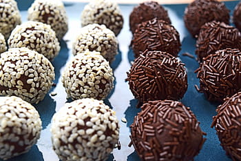 chocolate ball, praline, chocolate, candy, sweets, treats, dessert, cocoa, brown, food, delicious