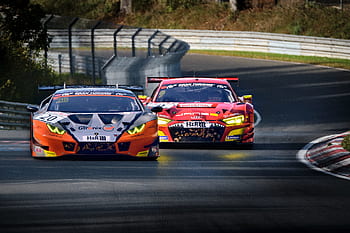 motoristický sport, závodní auto, sport, lamborghini, audi, nürburgring, závodní dráha, vln, závody, pozornosti, rychle