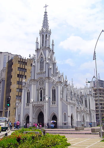 cali, colombia, Ermita Church, Cali, Colombia, architecture, chapel, photos, public domain, church, cathedral, famous Place