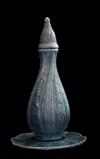 Tile, Handicrafts, Carafe, increased, ceramic, turkey, atalay melahat glow, hare tile, single Object, cultures, decoration