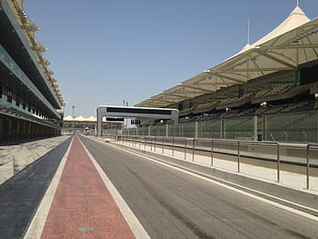 Abu Dhabi, yas marina okruhu, yas ostrov, závodní dráha, formule jedna, f1, pit lane, pryž, značky pneumatik, Spojené arabské emiráty, obvod