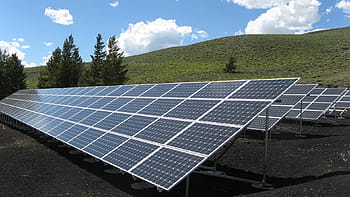 black, solar, panels, daytime, solar panel array, power, sun, electricity, energy, environment, sunlight