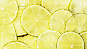 plátky citronu, plátek, citrón, Limetka, plátky limetky, plátky citrusových plodů, zelená, žlutá, zelená žlutá, žluto zelená, kyselý