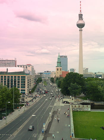 berlin television tower, east berlin, berlin, germany, west germany, east germany, capital, europe, building, urban, sightseeing