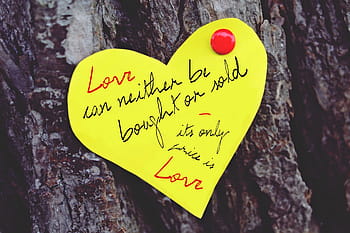 love, neither, bought, sold, heart paper, cut, saying, quote, english, heart, decoration